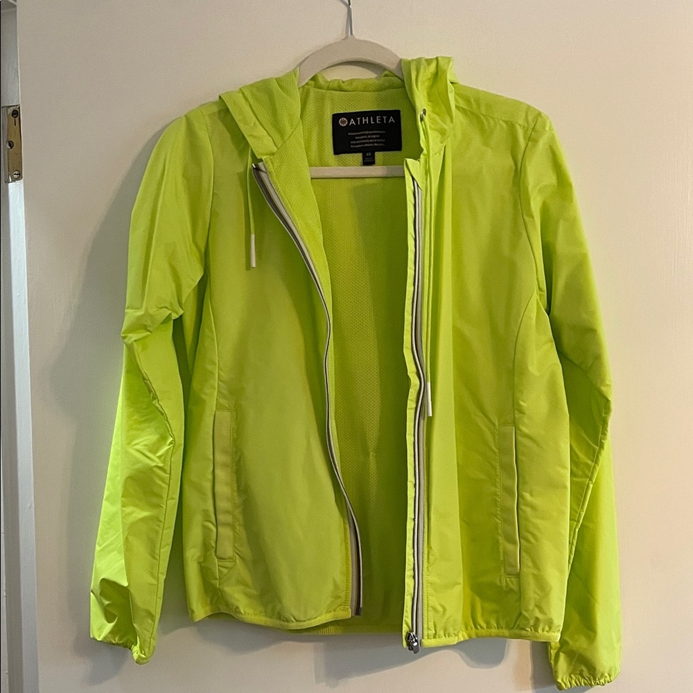 Athleta Women's Bright Lime Utility Jacket